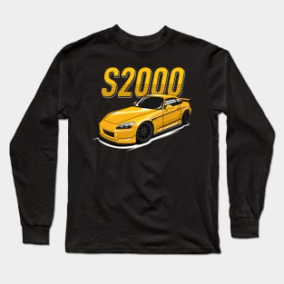 s2000 jdm shine Yellow Long Sleeve T-Shirt